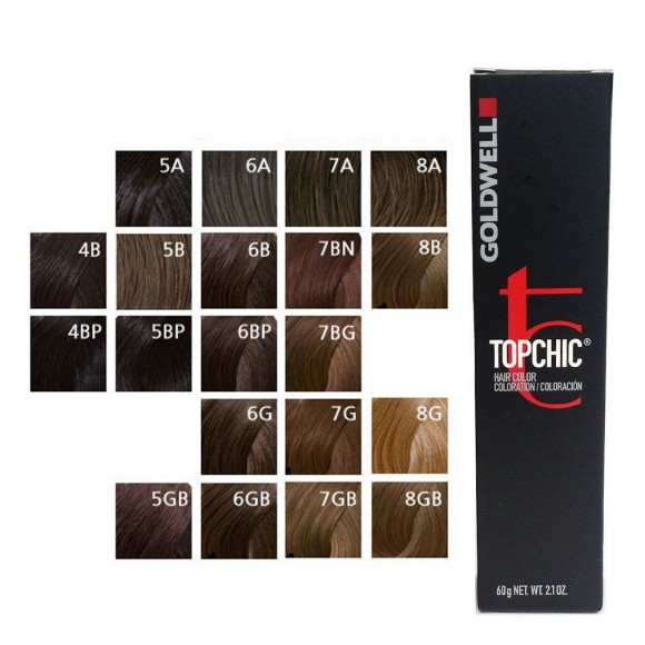Goldwell Topchic Permanent Hair Color (60ml) 7GB (Σαχάρα ξανθό μπεζ) 5710001697