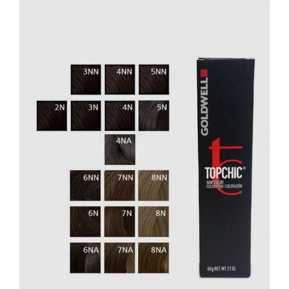 Goldwell Topchic Permanent Hair Color (60ml) 8ΝΑ (Ξανθό ανοικτό φυσικό σαντρέ) 5710001715