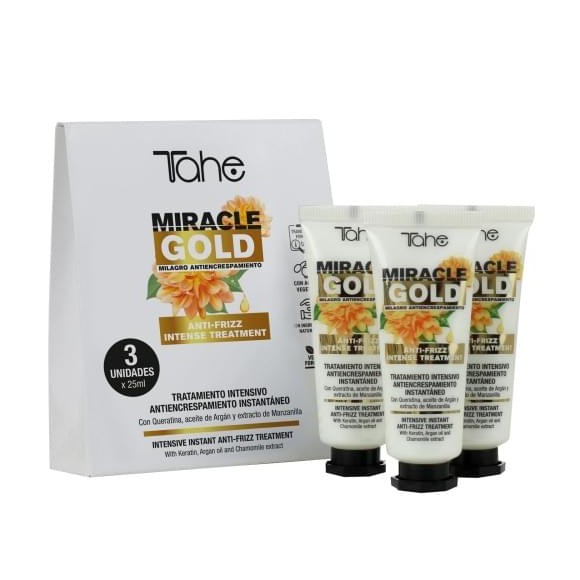 Tahe Anti-Frizz Miracle Gold Concentrated Treatment (3*25ml)